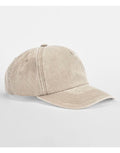 Beechfield Relaxed 5 Panel Vintage Cap | Unisex | Cotton | 5 Washed Colours | One Size - Hat - Logo Free Clothing