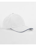 Beechfield EarthAware® Organic 6 Panel Cap | Sandwich Peak | Unisex | 7 Colours | One Size - Hat - Logo Free Clothing