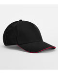 Beechfield EarthAware® Organic 5 Panel Cap | Sandwich Peak | Unisex | 7 Colours | One Size - Hat - Logo Free Clothing