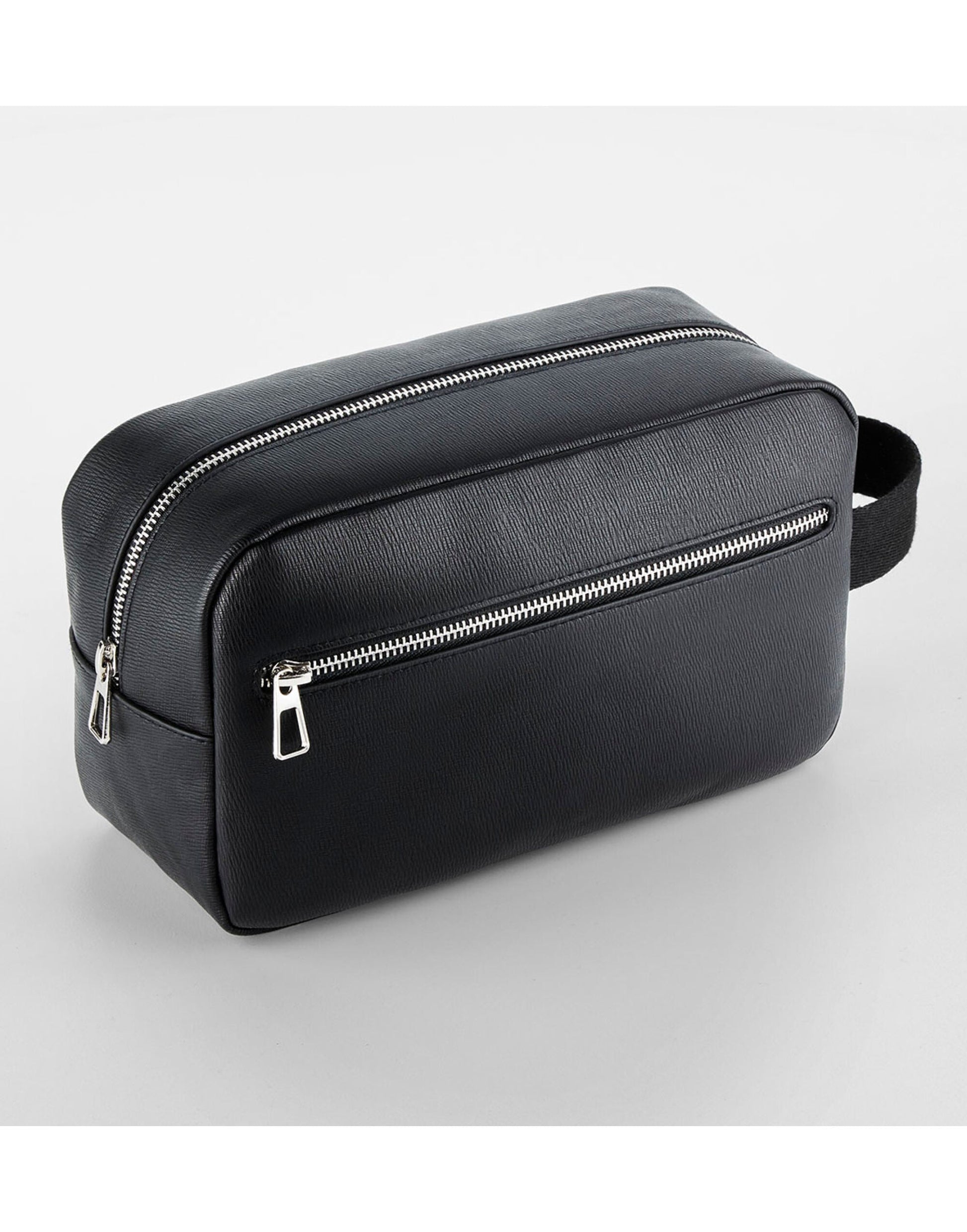 Quadra | Tailored Luxe PU Wash Bag 		\
 | Logo Free Clothing