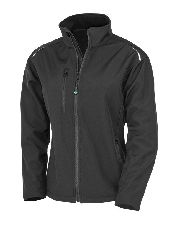 Result Genuine Recycled | Ladies Recycled 3-Layer Softshell | Logo Free Clothing