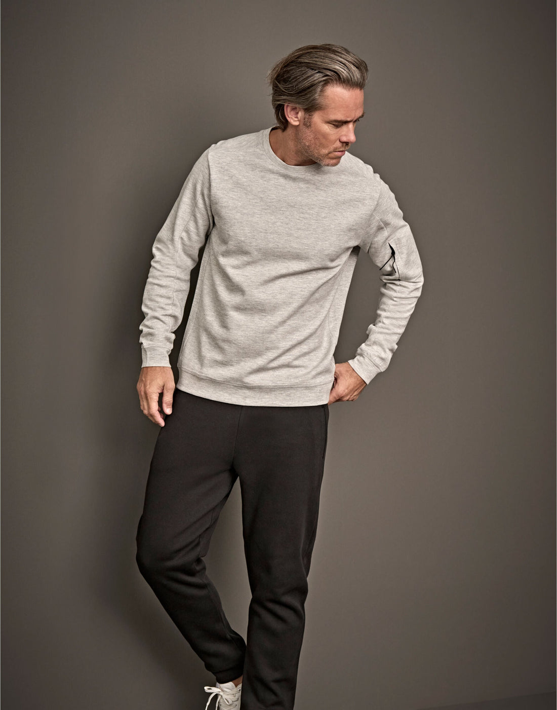 Tee Jays | Athletic Crew Neck Sweat | Logo Free Clothing