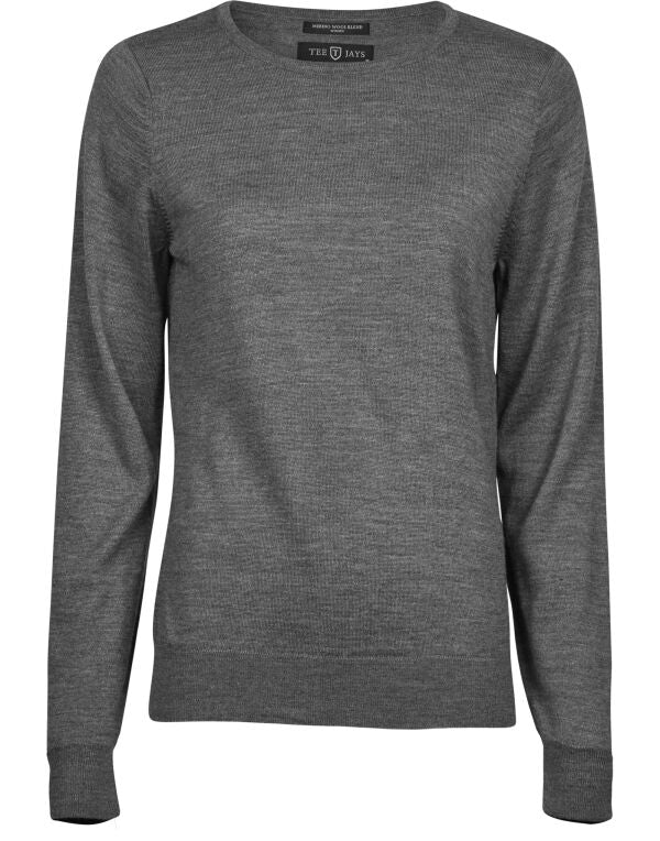 Tee Jays | Ladies Crew Neck Sweater | Logo Free Clothing