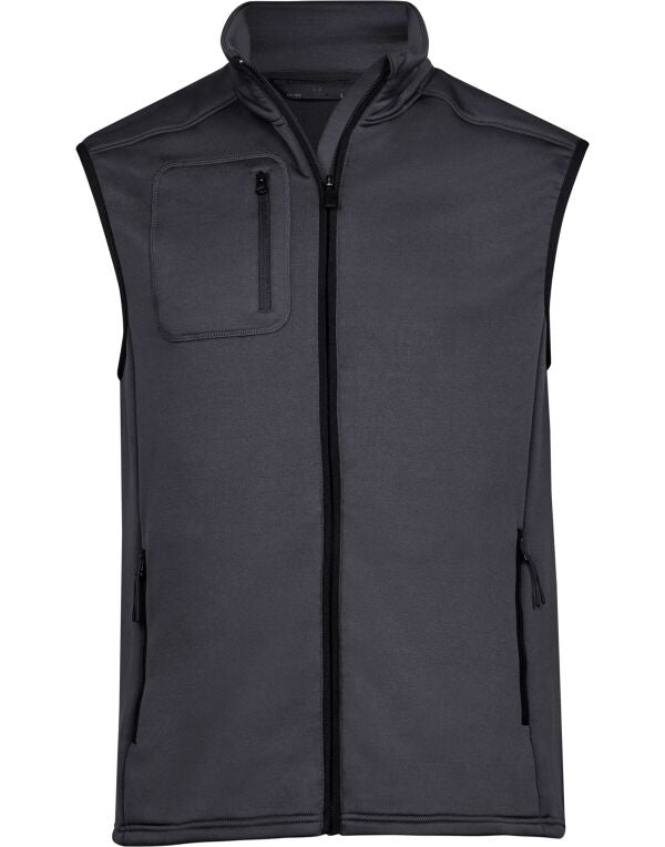 Tee Jays | Mens Stretch Fleece Bodywarmer | Logo Free Clothing