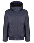 Regatta Blockade Mens Waterproof Jacket | Hooded | Stormflap | Black or Navy | S-3XL - Winter Jacket - Logo Free Clothing