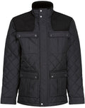 Regatta Padbury Mens Quilted Jacket | Showerproof | Corduroy Panels | 3 Colours | S-3XL - Summer Jacket - Logo Free Clothing
