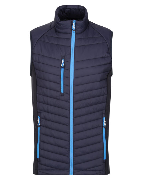 Regatta Navigate Mens Hybrid Gilet | Quilted Stretch Body Warmer | 7 Colours | S-3XL - Gilet - Logo Free Clothing