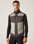 Regatta E-Volve Mens Knit Effect Stretch Gilet | Fleece Body Warmer | 4 Colours | XS-3XL - Gilet - Logo Free Clothing
