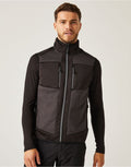Regatta E-Volve Mens Knit Effect Stretch Gilet | Fleece Body Warmer | 4 Colours | XS-3XL - Gilet - Logo Free Clothing