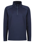 Regatta Core Stretch Mens Half Zip Midlayer Top | Lightweight | Recycled | 3 Colours | S-3XL - Sweatshirt - Logo Free Clothing