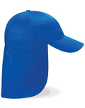 Beechfield Junior Legionnaire Style Cap | 100% Cotton | 7 Colours | Kids Unisex Size - Hat - Logo Free Clothing