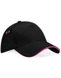 Beechfield Ultimate Sandwich Peak Cap | Unisex | Cotton Drill | 14 Colours | One Size - Hat - Logo Free Clothing