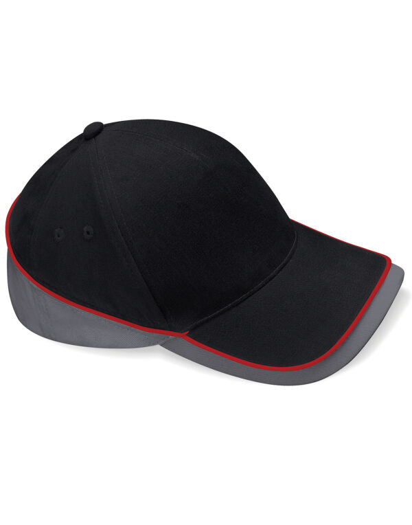 Beechfield Teamwear Competition Cap | Unisex | Cotton | Two-tone | 15 Colours | One Size - Hat - Logo Free Clothing