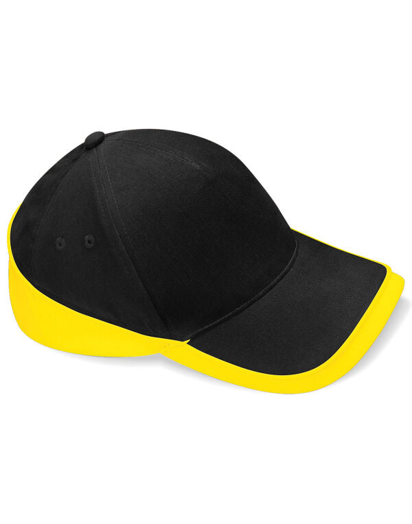 Beechfield Teamwear Competition Cap | Unisex | Cotton | Two-tone | 15 Colours | One Size - Hat - Logo Free Clothing
