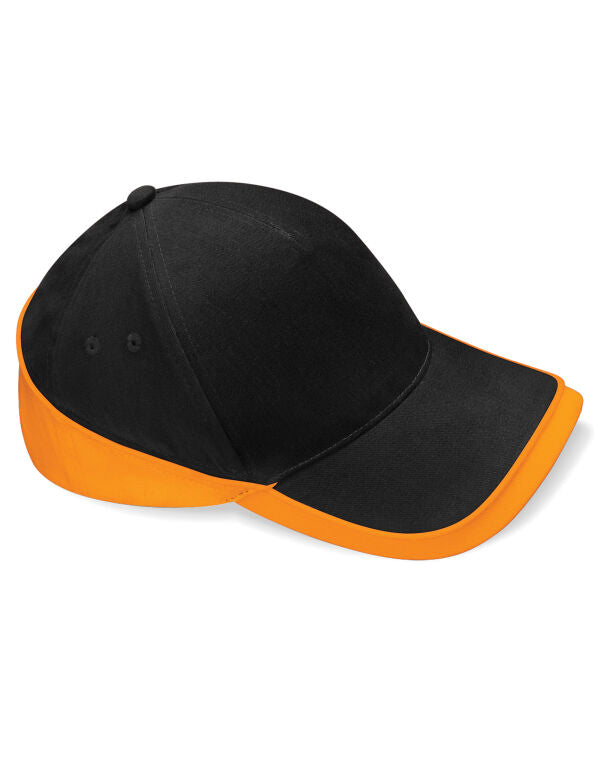 Beechfield Teamwear Competition Cap | Unisex | Cotton | Two-tone | 15 Colours | One Size - Hat - Logo Free Clothing