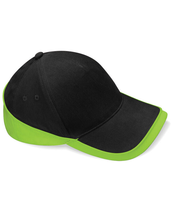 Beechfield Teamwear Competition Cap | Unisex | Cotton | Two-tone | 15 Colours | One Size - Hat - Logo Free Clothing
