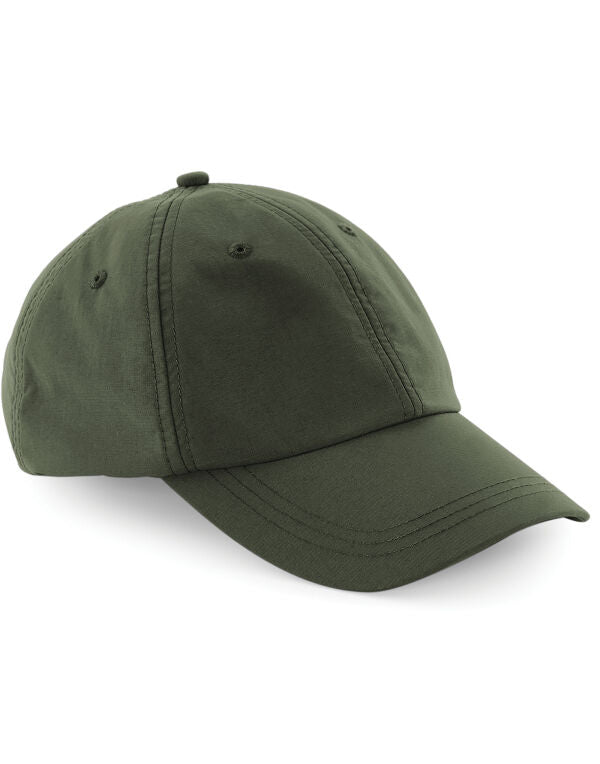 Beechfield Outdoor 6 Panel Cap | Unisex | Waterproof | Wicking | 4 Colours | One Size - Hat - Logo Free Clothing