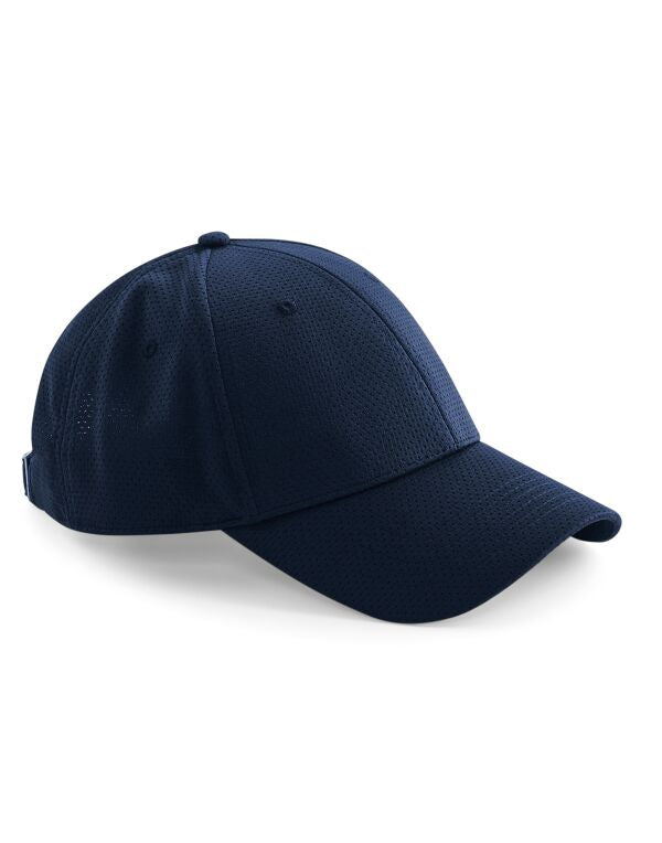 Beechfield Air Mesh 6 Panel Cap | Unisex | Pre-Curved Peak | 3 Colours | One Size - Hat - Logo Free Clothing