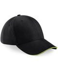 Beechfield Athleisure 6 Panel Cap | Unisex | Mid-Profile | Cotton | 8 Colours | One Size - Hat - Logo Free Clothing