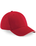 Beechfield Athleisure 6 Panel Cap | Unisex | Mid-Profile | Cotton | 8 Colours | One Size - Hat - Logo Free Clothing
