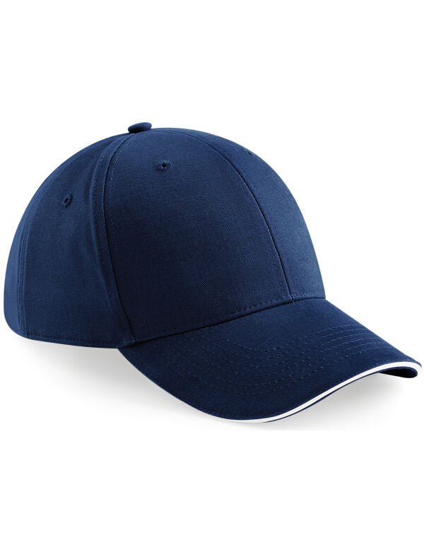 Beechfield Athleisure 6 Panel Cap | Unisex | Mid-Profile | Cotton | 8 Colours | One Size - Hat - Logo Free Clothing