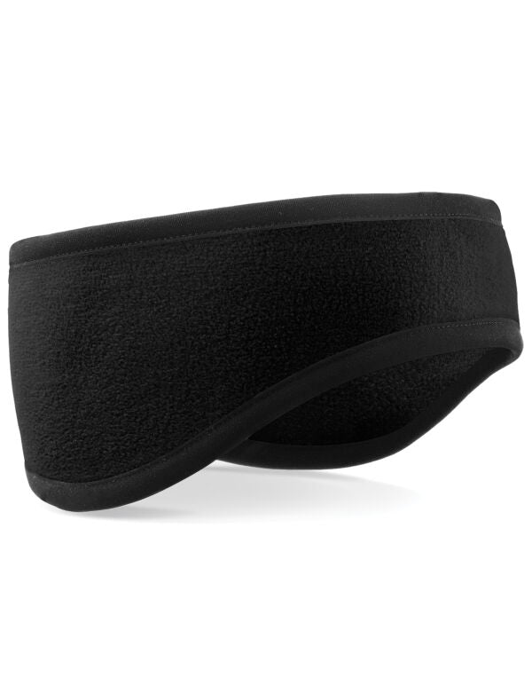 Beechfield Suprafleece® Aspen Headband | Unisex | Thermal | Black or Navy | S-XL - Hat - Logo Free Clothing