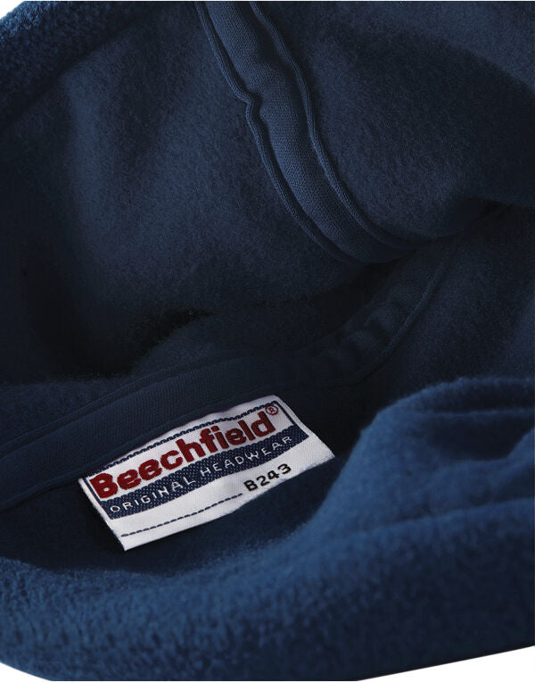 Beechfield Suprafleece® Ski Hat | Unisex | Thermal | Black or Navy | One Size - Hat - Logo Free Clothing