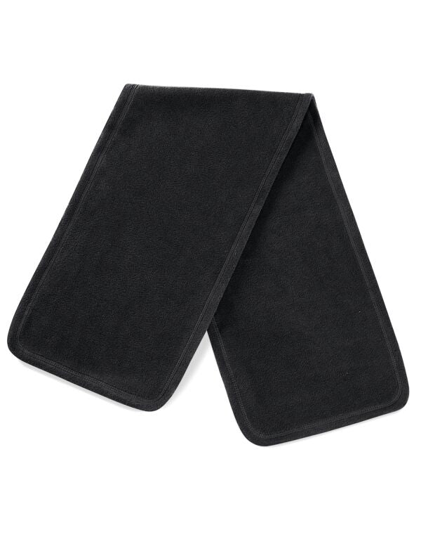 Beechfield Suprafleece® Geneva Scarf | Unisex | Thermal | Black or Navy | One Size - Scarf - Logo Free Clothing