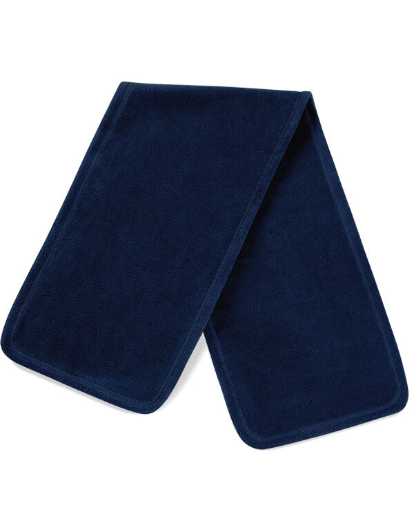Beechfield Suprafleece® Geneva Scarf | Unisex | Thermal | Black or Navy | One Size - Scarf - Logo Free Clothing