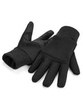 Beechfield Softshell Sports Tech Gloves | Unisex | Touchscreen Gloves | 3 Colours | S-XL - Gloves - Logo Free Clothing