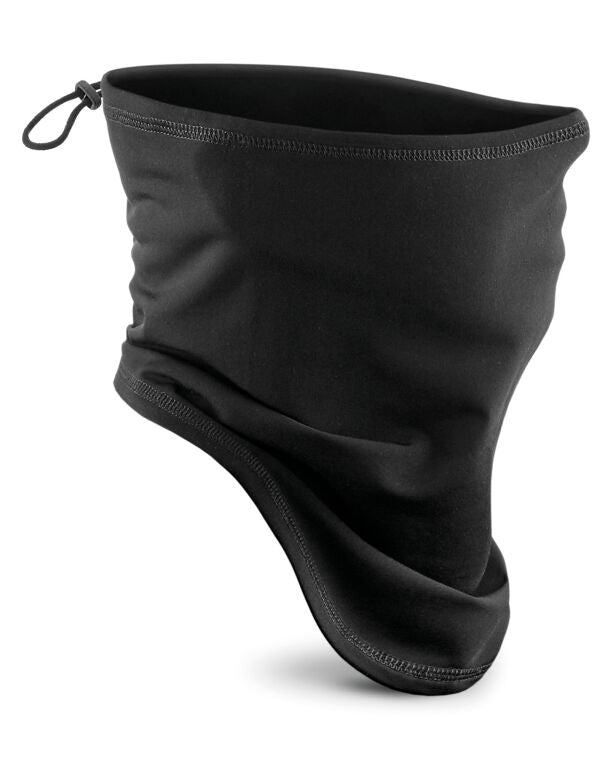 Beechfield Softshell SportTech Neck Warmer | Unisex | Snood | Black or Grey | One Size - Scarf - Logo Free Clothing