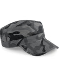 Beechfield Camo Army Cap | Unisex | Velcro Adjustment | Cotton | 7 Colours | One Size - Hat - Logo Free Clothing