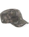 Beechfield Camo Army Cap | Unisex | Velcro Adjustment | Cotton | 7 Colours | One Size - Hat - Logo Free Clothing