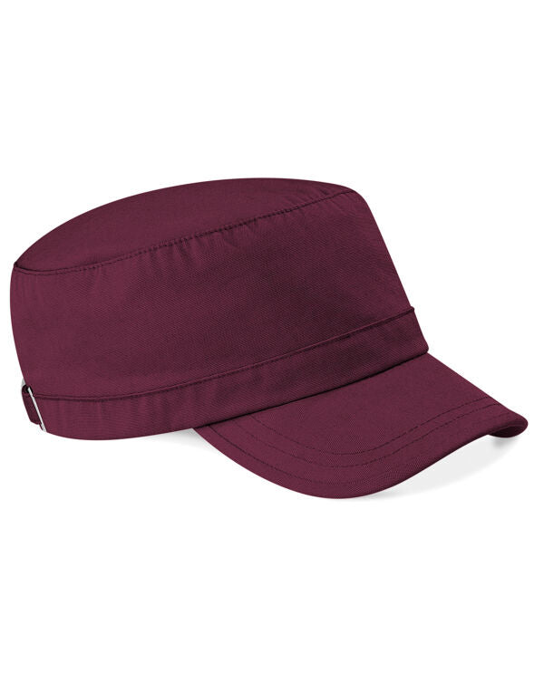 Beechfield Army Cap | Unisex | Buckle Adjustment | Cotton | 7 Colours | One Size - Hat - Logo Free Clothing