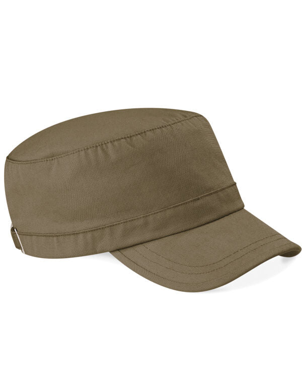 Beechfield Army Cap | Unisex | Buckle Adjustment | Cotton | 7 Colours | One Size - Hat - Logo Free Clothing