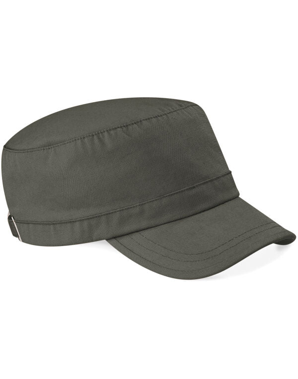 Beechfield Army Cap | Unisex | Buckle Adjustment | Cotton | 7 Colours | One Size - Hat - Logo Free Clothing