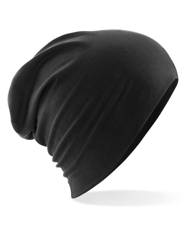 Beechfield Hemsedal Cotton Slouch Beanie | Unisex | Stretch | 6 Colours | One Size - Hat - Logo Free Clothing
