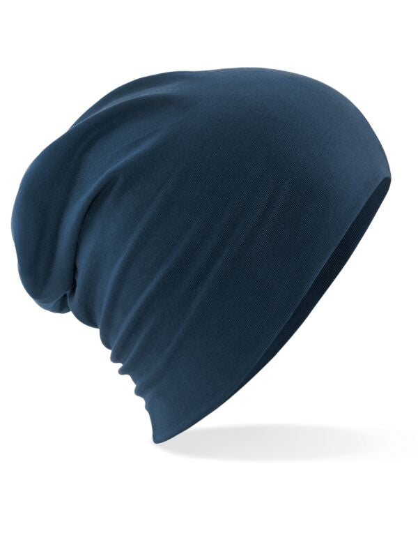 Beechfield Hemsedal Cotton Slouch Beanie | Unisex | Stretch | 6 Colours | One Size - Hat - Logo Free Clothing