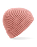 Beechfield Engineered Knit Ribbed Beanie | Unisex | Cuffed | 14 Colours | One Size - Hat - Logo Free Clothing