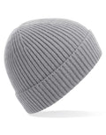 Beechfield Engineered Knit Ribbed Beanie | Unisex | Cuffed | 14 Colours | One Size - Hat - Logo Free Clothing