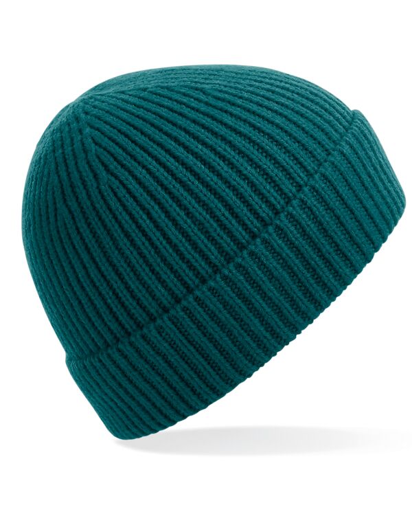 Beechfield Engineered Knit Ribbed Beanie | Unisex | Cuffed | 14 Colours | One Size - Hat - Logo Free Clothing