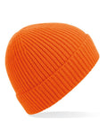 Beechfield Engineered Knit Ribbed Beanie | Unisex | Cuffed | 14 Colours | One Size - Hat - Logo Free Clothing