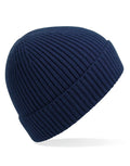 Beechfield Engineered Knit Ribbed Beanie | Unisex | Cuffed | 14 Colours | One Size - Hat - Logo Free Clothing