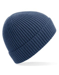 Beechfield Engineered Knit Ribbed Beanie | Unisex | Cuffed | 14 Colours | One Size - Hat - Logo Free Clothing