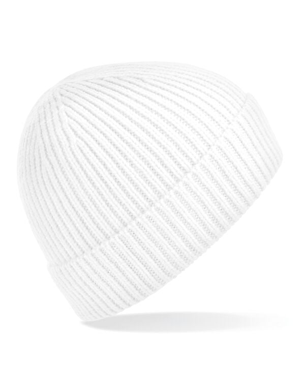 Beechfield Engineered Knit Ribbed Beanie | Unisex | Cuffed | 14 Colours | One Size - Hat - Logo Free Clothing