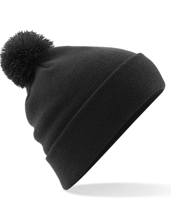 Beechfield Original Pom Pom Beanie | Unisex | Soft Touch | Cuffed | 12 Colours | One Size - Hat - Logo Free Clothing