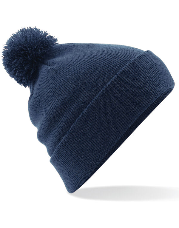 Beechfield Original Pom Pom Beanie | Unisex | Soft Touch | Cuffed | 12 Colours | One Size - Hat - Logo Free Clothing