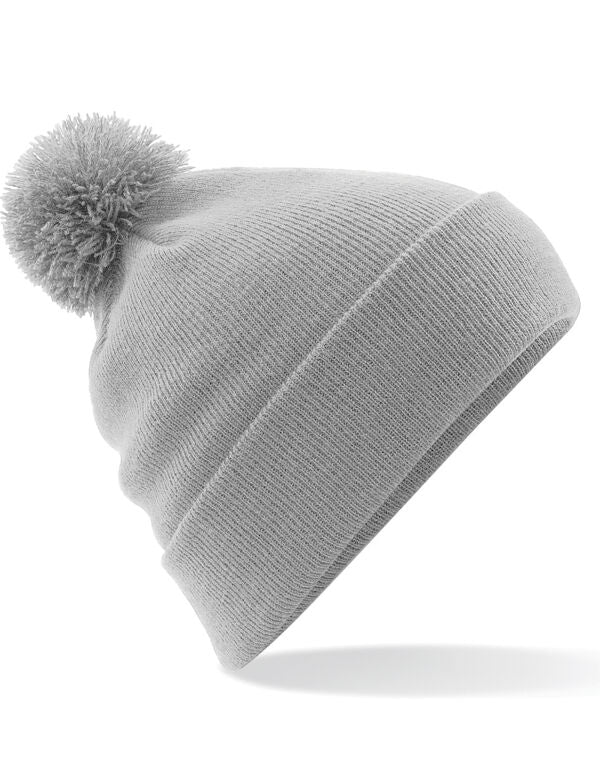 Beechfield Original Pom Pom Beanie | Unisex | Soft Touch | Cuffed | 12 Colours | One Size - Hat - Logo Free Clothing