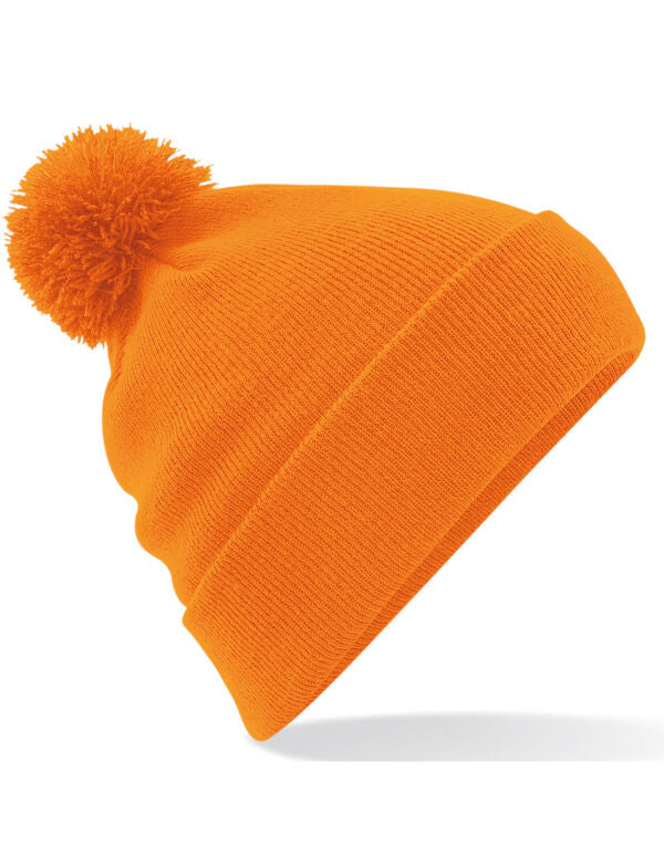 Beechfield Original Pom Pom Beanie | Unisex | Soft Touch | Cuffed | 12 Colours | One Size - Hat - Logo Free Clothing