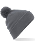 Beechfield Original Pom Pom Beanie | Unisex | Soft Touch | Cuffed | 12 Colours | One Size - Hat - Logo Free Clothing